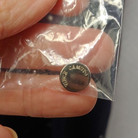 Vince Camuto Soho Pindot Flutter Sleeve Keyhole Blouse Sz 1X - Picture 8 of 11